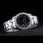 Rolex DateJust Black Dial Diamond Bezel Stainless Steel Bracelet RL6609 - thumb-2