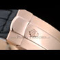 Rolex Daytona Rose Gold Case Black Dial Black Leather Strap RL6628 - thumb-3