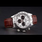 Rolex Daytona Stainless Steel Case White Dial Brown Leather Strap RL6630 - thumb-2