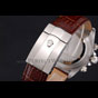 Rolex Daytona Stainless Steel Case White Dial Brown Leather Strap RL6630 - thumb-3