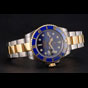 Swiss Rolex Submariner Blue Dial And Bezel Two Tone Steel Gold Bracelet RL6648 - thumb-2