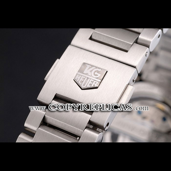 Tag Heuer Swiss Carrera Tachymeter Bezel Stainless Steel White Dial TG6720 - Photo-4