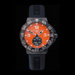 Tag Heuer Formula One Grande Date Orange Dial Rubber Bracelet TG6655