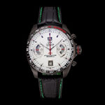 Tag Heuer Carrera Black Stainless Steel Case White Dial TG6664