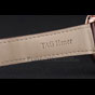 Tag Heuer Carrera Rose Gold Case White Dial Brown Leather Strap TG6671 - thumb-4