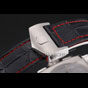Tag Heuer Monaco Black Perforated Leather Strap White Dial TG6672 - thumb-4