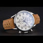 Tag Heuer Carrera SpaceX-7 White Dial Silver Stainless Steel Case Brown Suede Strap TG6673 - thumb-2