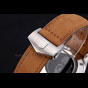 Tag Heuer Carrera SpaceX-7 White Dial Silver Stainless Steel Case Brown Suede Strap TG6673 - thumb-3