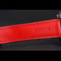 Tag Heuer Monaco Black-Red Perforated Leather Strap White Dial TG6688 - thumb-4
