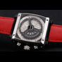 Tag Heuer Monaco Calibre 36 Blue And Red Dial Stripes Dial Black Leather Strap TG6709 - thumb-3