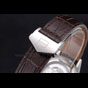 Swiss Tag Heuer Carrera Calibre 5 White Dial Rose Gold Case Brown Leather Strap TG6714 - thumb-3