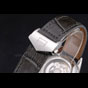 Swiss Tag Heuer Carrera Calibre 5 Gray Dial Rose Gold Case Black Leather Strap TG6715 - thumb-3