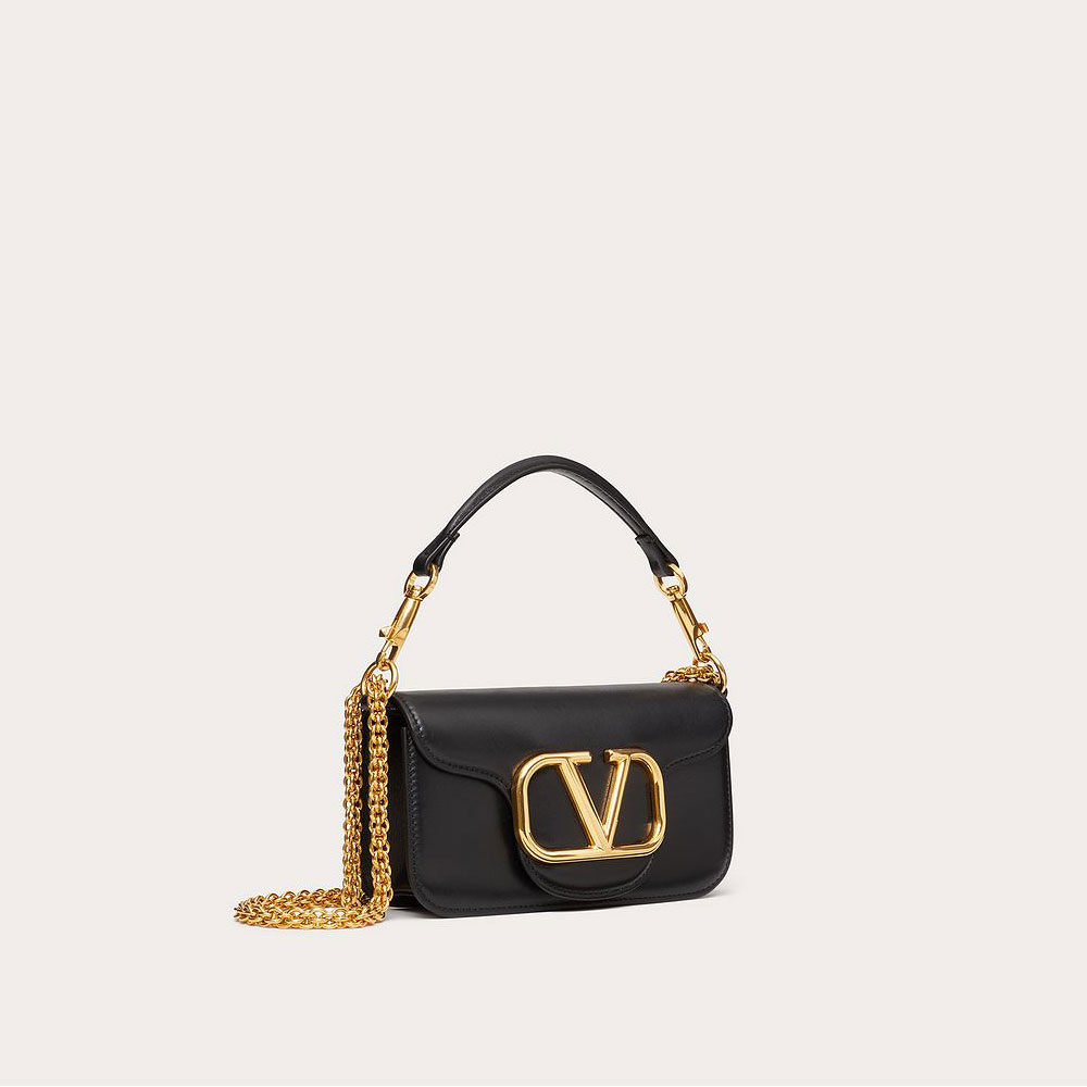 Valentino Garavani Loc Small Shoulder Bag In Calfskin 1W2B0K53ZXL0NO - Photo-3