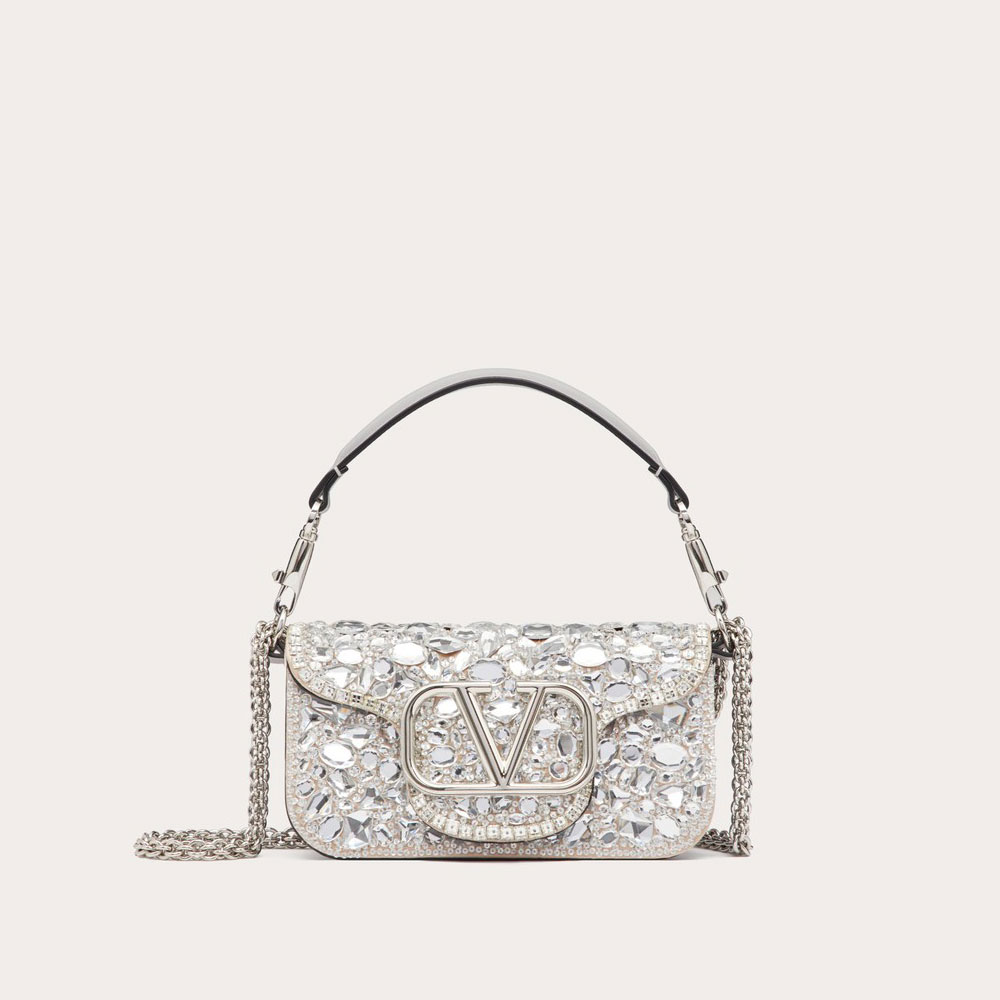 Valentino Small Loco Shoulder Bag With Crystals 2W0B0K53MKKUV4