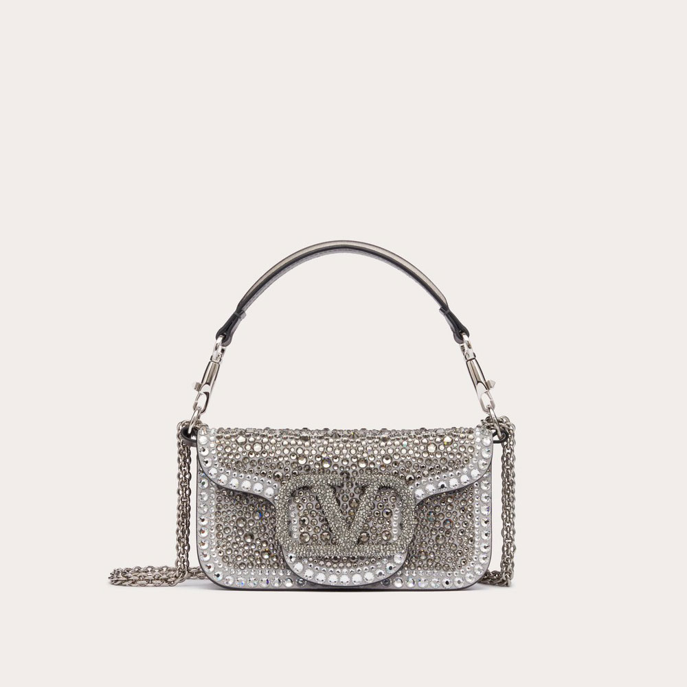 Small Valentino Garavani Loco Shoulder Bag With Rhinestones 3W0B0K53JFNZQG