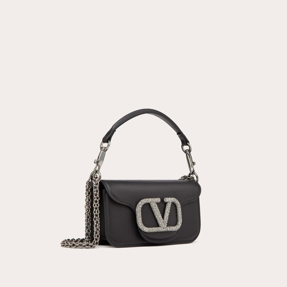 Valentino Garavani Loco Small Shoulder Bag With Jewel Logo 3W2B0K53CWR249 - Photo-3