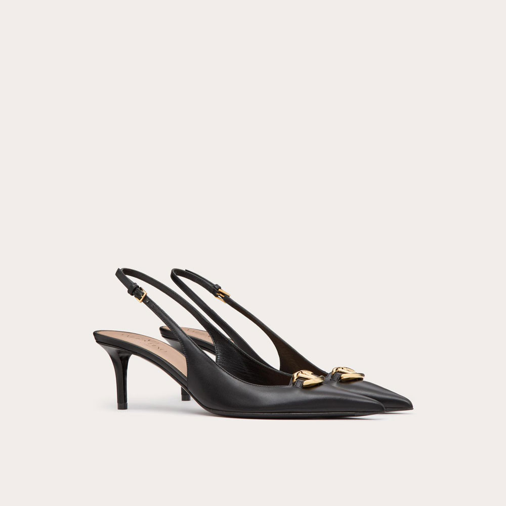 Valentino Bold Edition Vlogo Calfskin Slingback 4W0S0JB7EEY 0NO