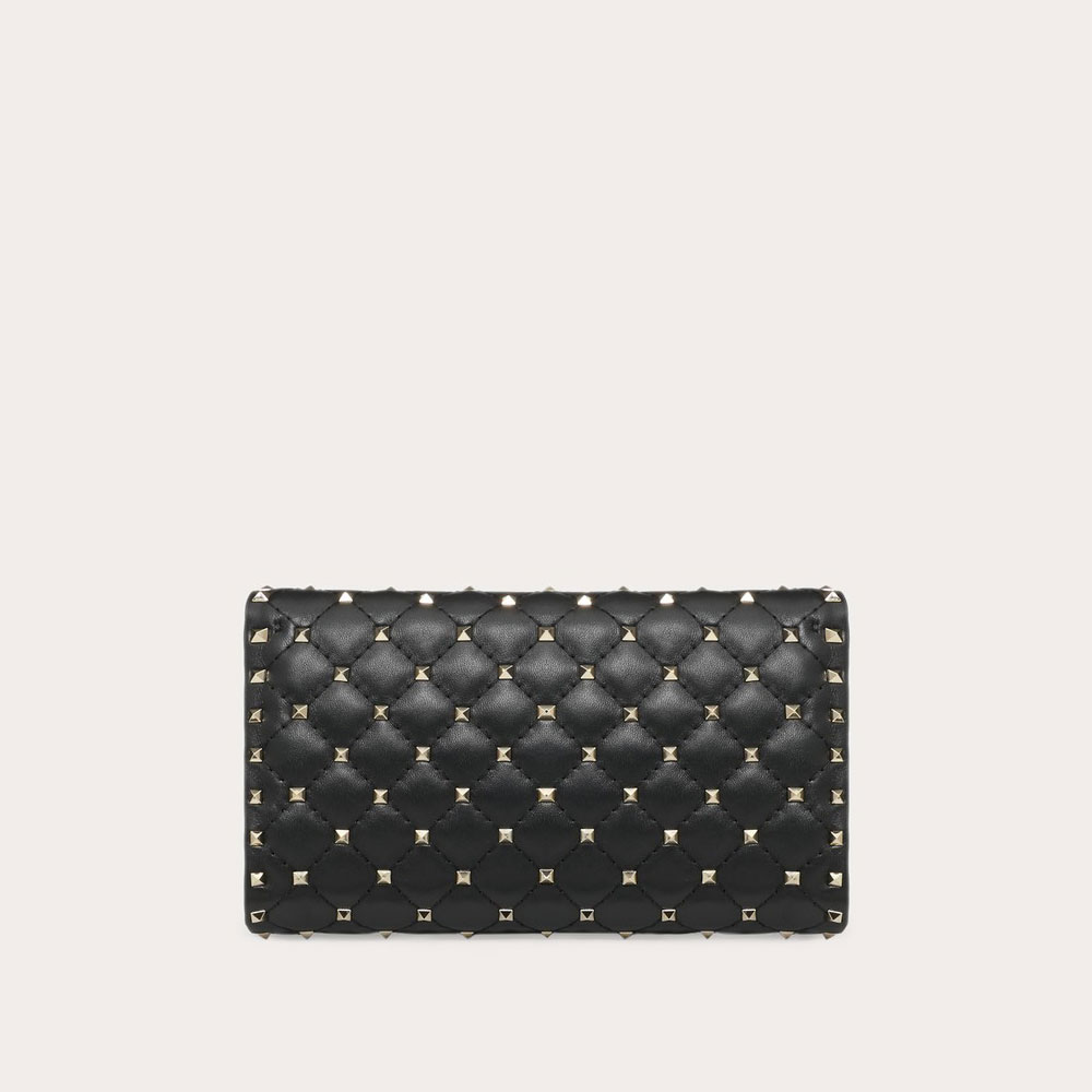 Valentino Rockstud Spike Nappa Leather Crossbody Clutch Bag 4W2B0137NAP0NO - Photo-2