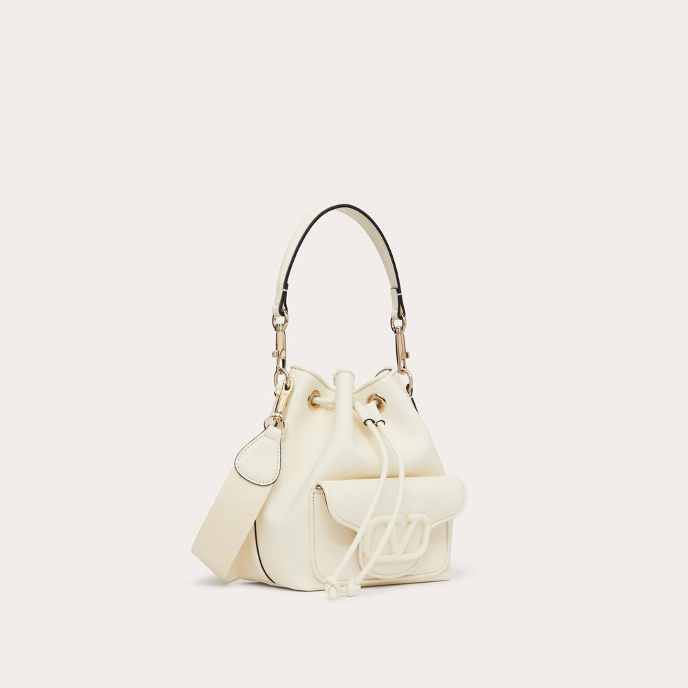 Valentino Garavani Loco Calfskin Bucket Bag 4W2B0M94NDL098 - Photo-2