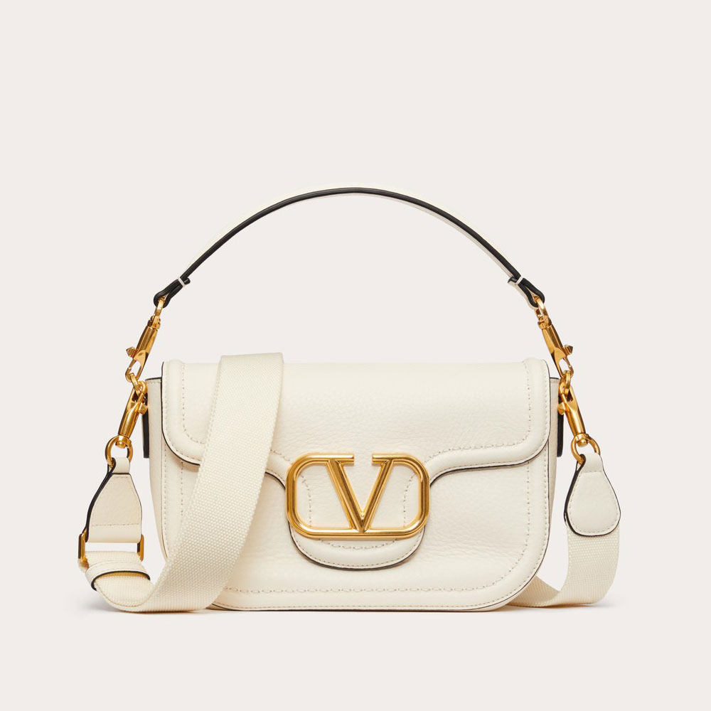 Valentino Garavani Alltime Grainy Calfskin Shoulder Bag 4W2B0N20IMZ098