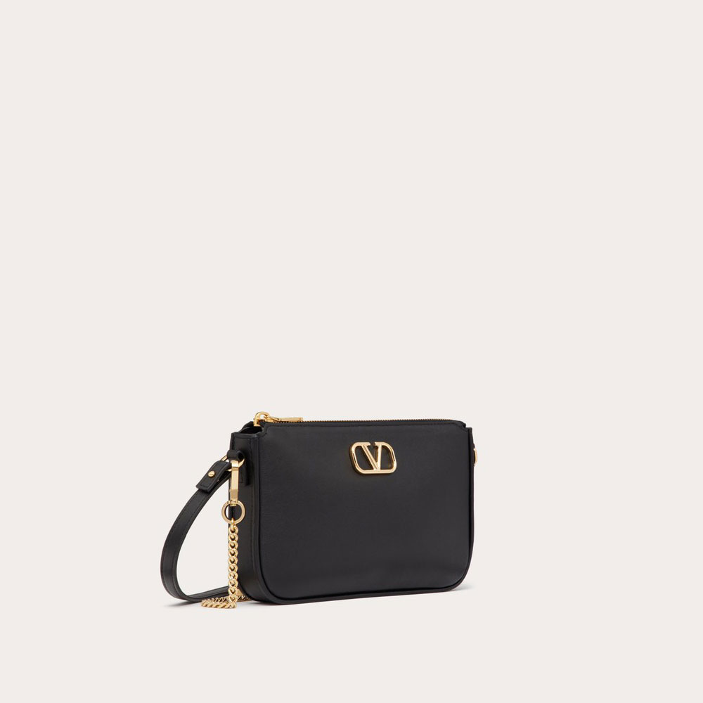 Valentino Mini Vlogo Signature Calfskin Crossbody Bag 4W2P0AA9MIM0NO - Photo-3