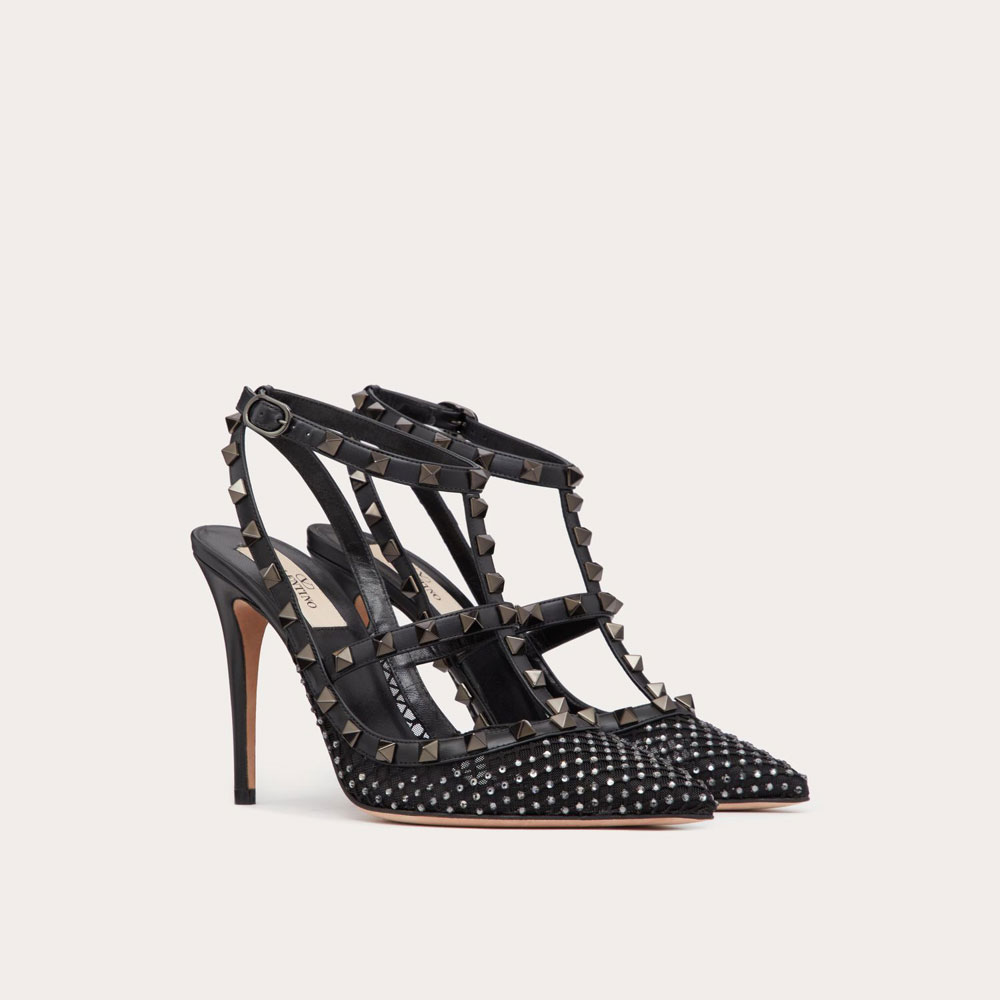 Valentino Rockstud Mesh Pump 4W2S0393NIM DQ8