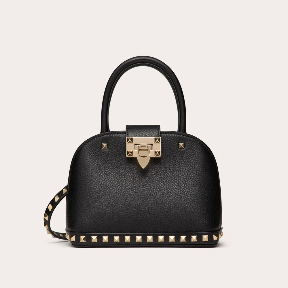 Valentino Garavani Rockstud Small Bag In Grainy Calfskin 5W0B0Q69VSF0NO