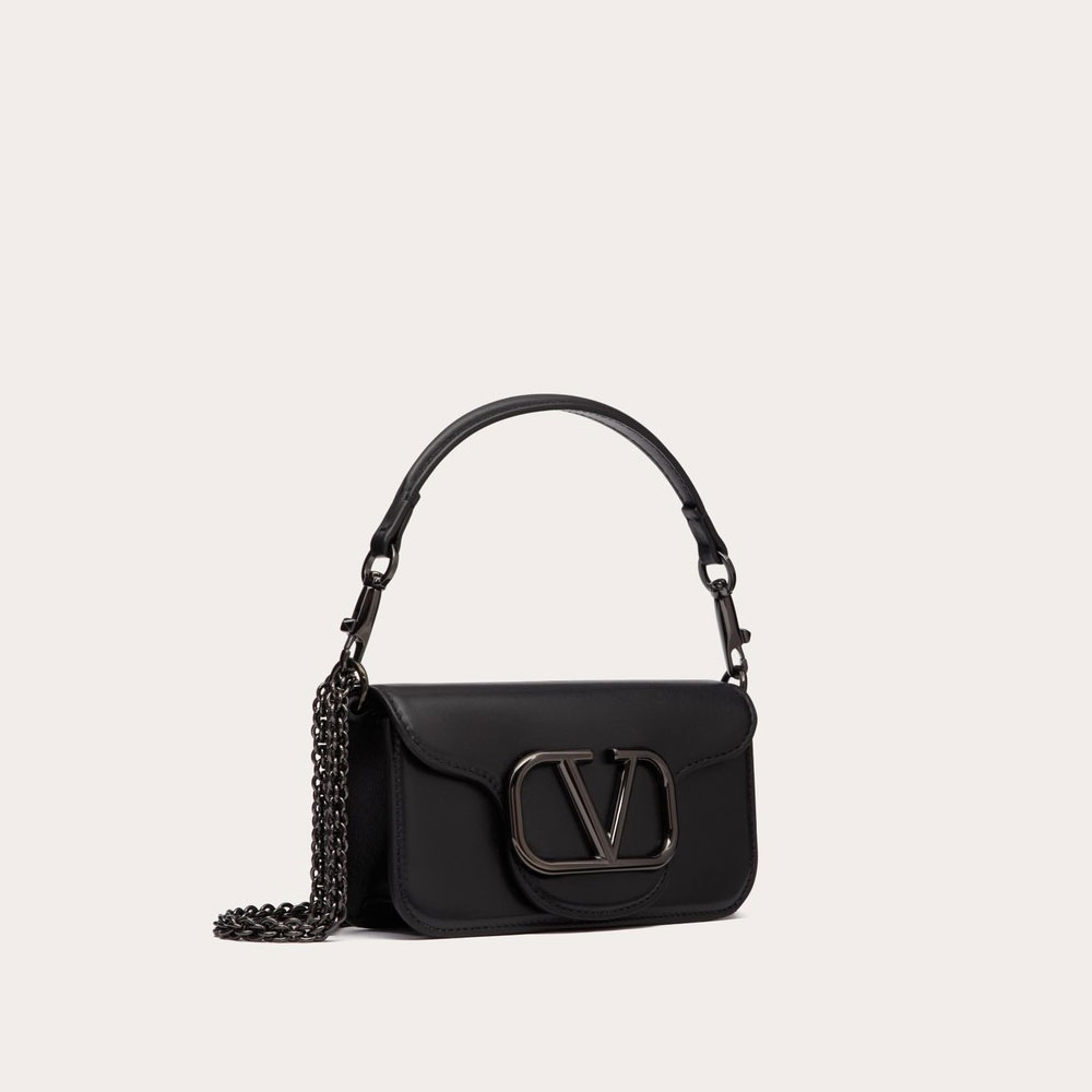 Valentino Garavani Loco Small Shoulder Bag In Calf 5W2B0K53LPS0NO - Photo-2