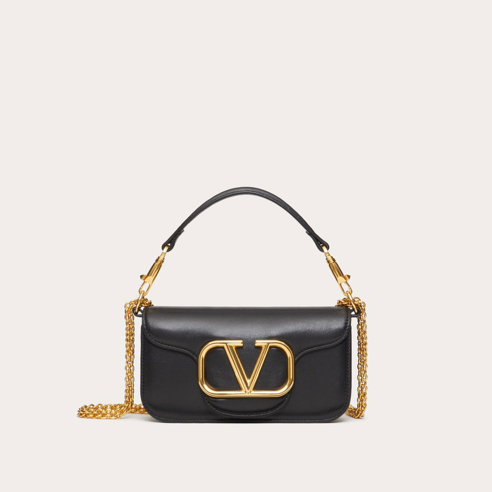 Valentino Garavani Loco Small Shoulder Bag In Calfskin 5W2B0K53ZXL0NO