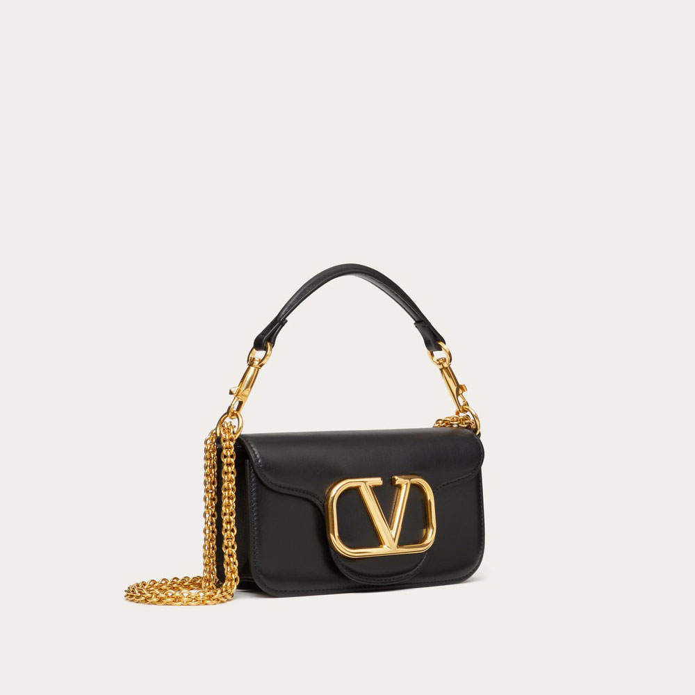 Valentino Garavani Loco Small Shoulder Bag In Calfskin 5W2B0K53ZXL0NO - Photo-3