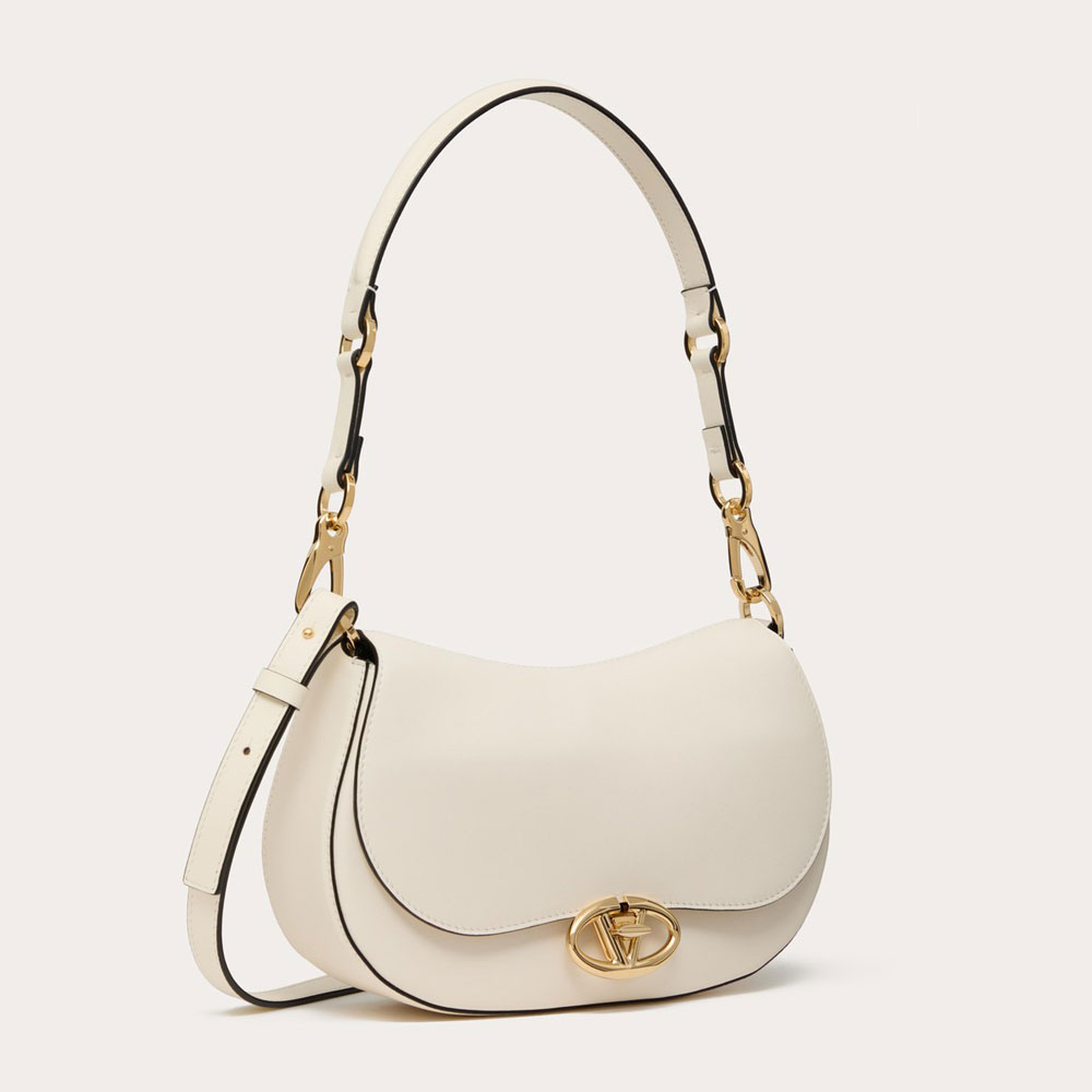 Small Valentino Garavani Ohval Shoulder Bag In Nappa Calfskin 5W2B0N88CVC098 - Photo-2