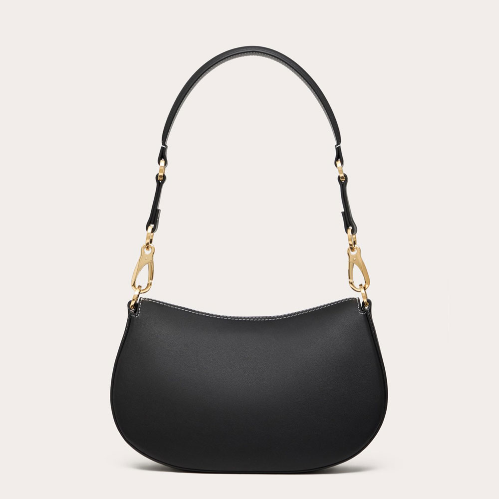 Small Valentino Garavani Ohval Shoulder Bag In Nappa Calfskin 5W2B0N88CVC0NO - Photo-3