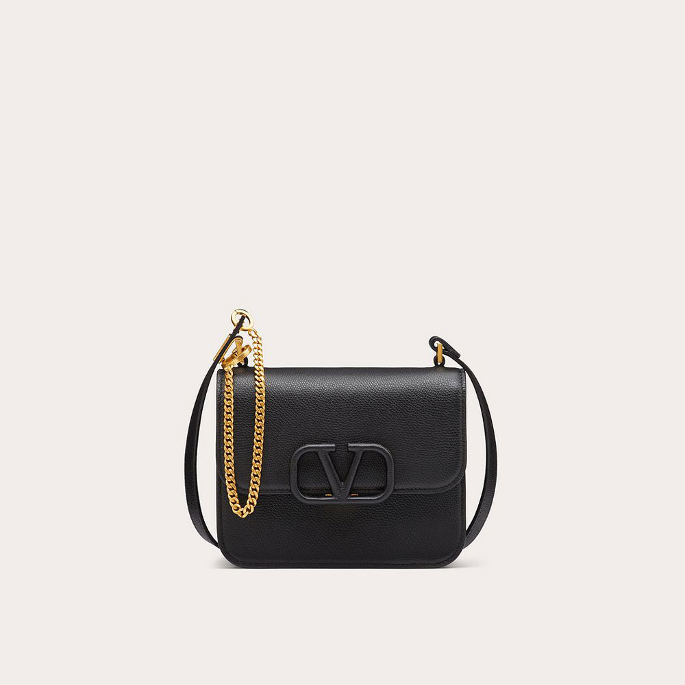 Valentino Small Vsling Grainy Calfskin Shoulder Bag VW2B0F01RQR0NO
