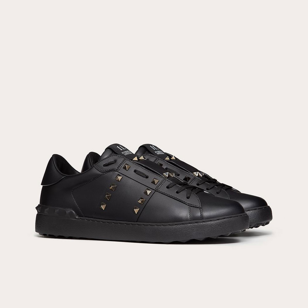 Valentino Rockstud Untitled Sneaker In Calfskin Leather WY2S0931BXE0NO - Photo-2