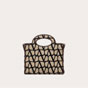 Valentino Garavani Le Troisieme Mini Shopping Bag In Toile 2W0B0L90HUJ6ZN - thumb-2