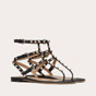 Valentino Garavani Rockstud Calfskin Flat Flip-Flop Sandal 2W2S0812VOD0NO - thumb-2