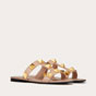 Valentino Garavani Roman Stud Flat Calfskin Slide Sandal 2W2S0BU9ZWMGF9 - thumb-2