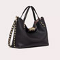 Valentino Small Rockstud Grainy Calfskin Bag With Contrasting Lining 5W2B0K11VSN44A - thumb-2