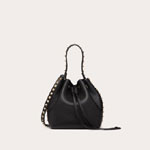 Valentino Rockstud Grainy Calfskin Bucket Bag 5W2B0L31VSF0NO