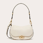 Small Valentino Garavani Ohval Shoulder Bag In Nappa Calfskin 5W2B0N88CVC098