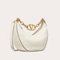 Valentino Small Vlogo Moon Hobo Bag In Grainy Calfskin 5W2B0Q42JDK098 - thumb-3