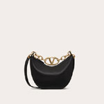 Valentino Vlogo Moon Mini Hobo Bag In Nappa With Chain 5W2B0Q43PHV0NO