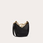 Valentino Vlogo Moon Mini Hobo Bag In Nappa With Chain 5W2B0Q43PHV0NO - thumb-2