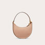 Valentino Mini Vlogo Signature Grainy Calfskin Hobo Bag 5W2P0W19RQRGF9 - thumb-3