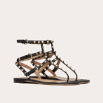 Valentino Rockstud Calfskin Flat Flip-flop Sandal 5W2S0812VOD 0NO