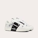 Valentino Vl7n Sneaker In Banded Calfskin Leather 5W2S0V66WRQ 24P