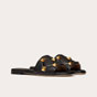 Valentino Roman Stud Flat Slide Sandal In Quilted Nappa VW0S0BK4ZCG0NO - thumb-2