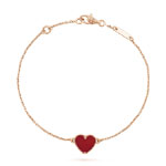 Van Cleef Arpels Sweet Alhambra heart bracelet VCARN59L00