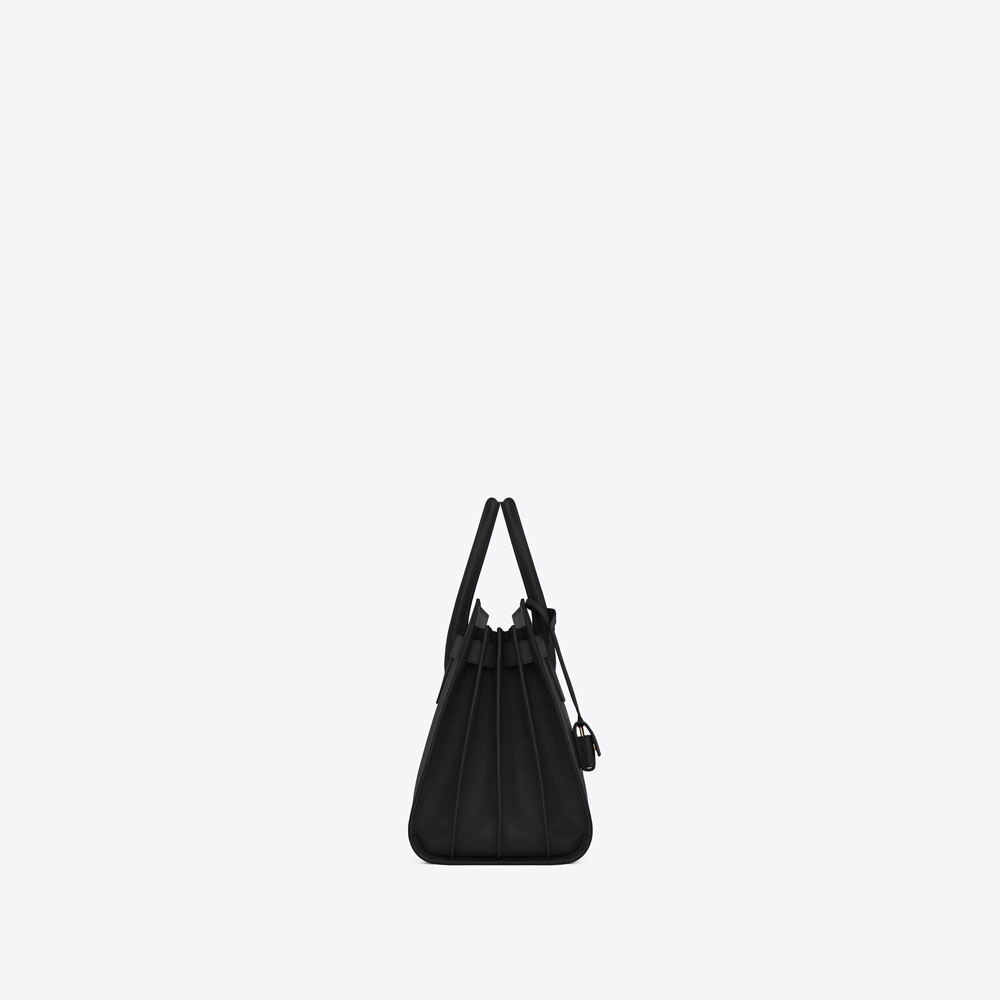 YSL Sac De Jour Small In Smooth Leather 378299 02G9W 1000 - Photo-4