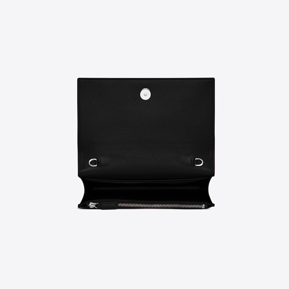 Saint Laurent Kate Chain Wallet With Tassel 452159 BOW0N 1000 - Photo-4